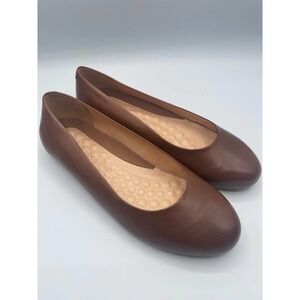 Walking‎ Cradles Luggage Brown Leather Flats Size 9 WW